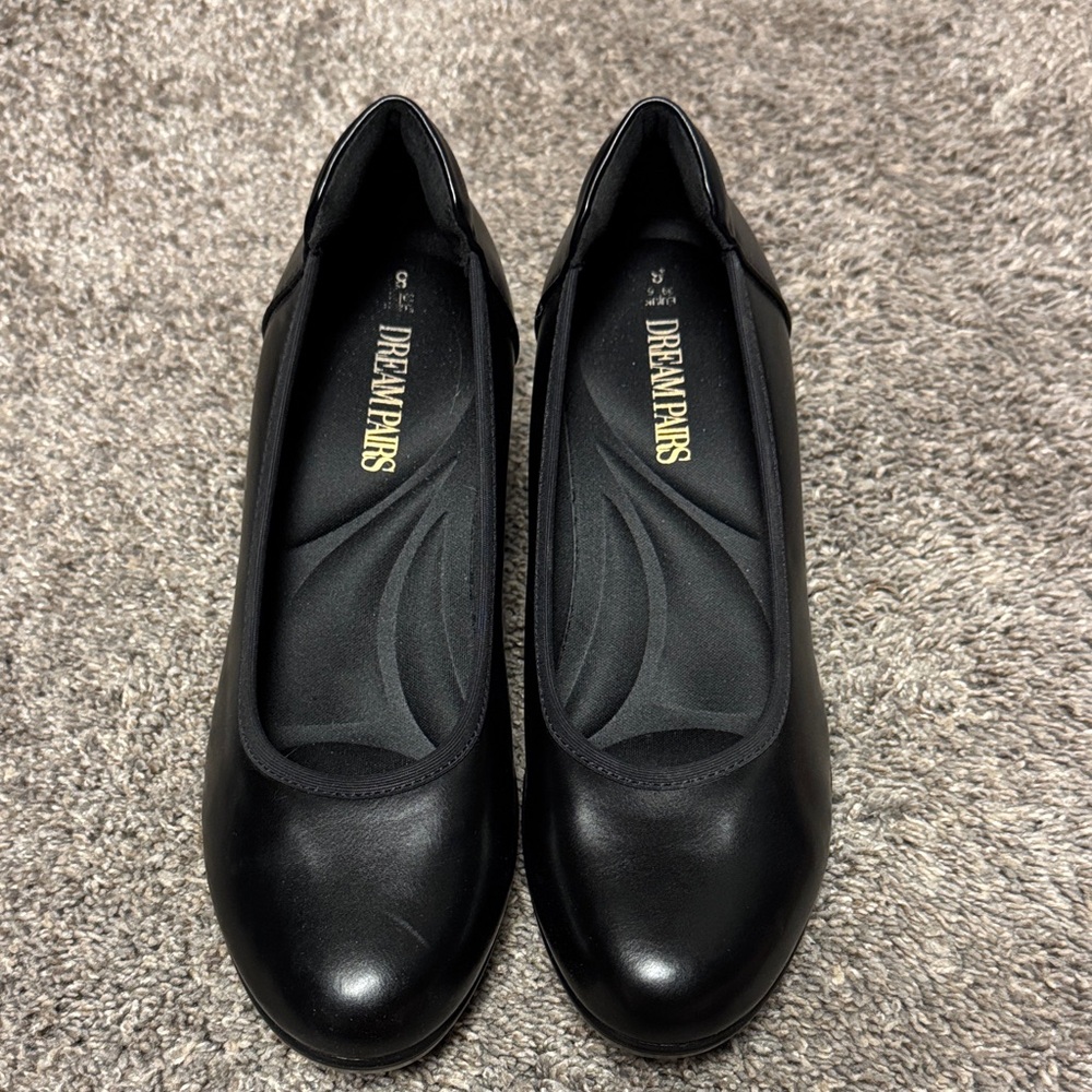 Dream Pairs chunky Black Heels - Picture 3 of 4